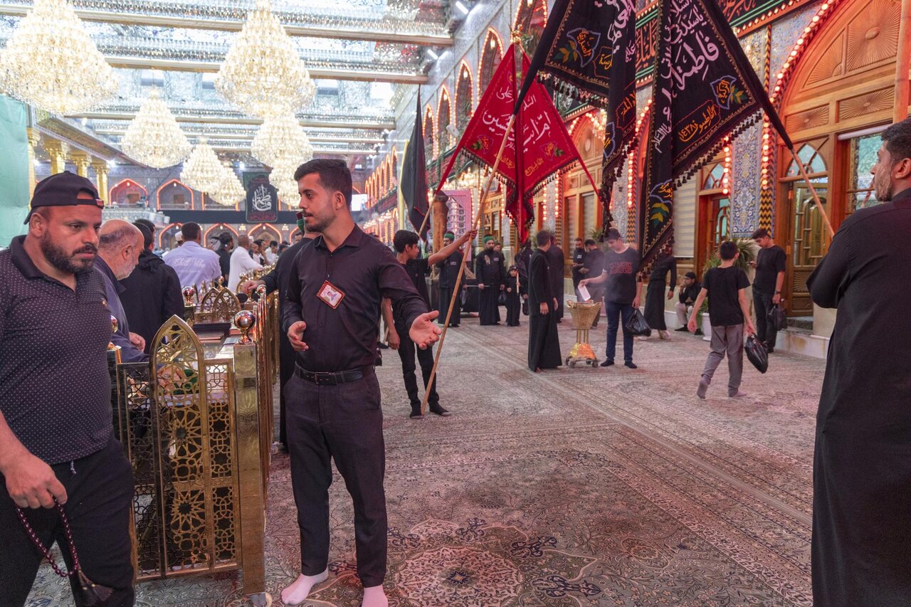 Mourning processions continue in Karbala for Lady Fatima az-Zahra