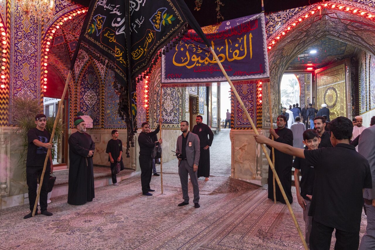 Mourning processions continue in Karbala for Lady Fatima az-Zahra
