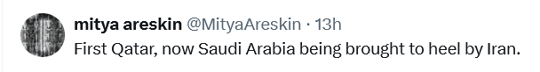 ایران خطے کی سپر پاور ہے، ایکس کے غیر ملکی صارفین