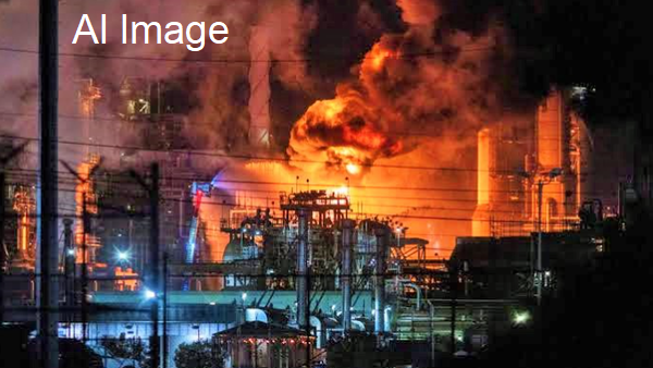 سعودی جارحیت کا جواب/ راس تنورہ تیل تنصیبات آگ کی لپیٹ میں