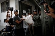 Informe fotográfico | Ataque con drones israelí contra el barrio de Al Rimal, en Gaza