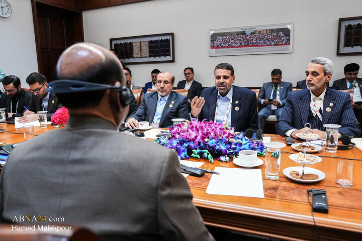 دیدار هیئت پارلمانی ایران با رئیس مجلس نمایندگان هند