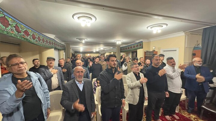 تقرير مصور/ مجلس عزاء استشهاد السيدة فاطمة (ع) في مركز "أهل البيت" بمدينة إغدير التركية