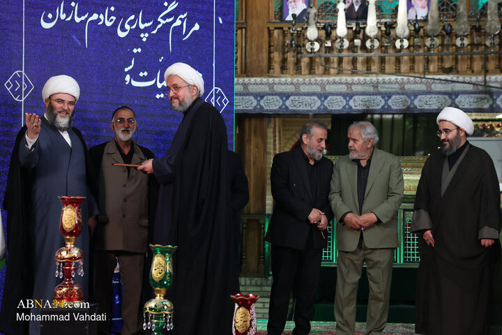 مراسم سنگرسپاری خادم سازمان هیأت و تشکل‌های دینی