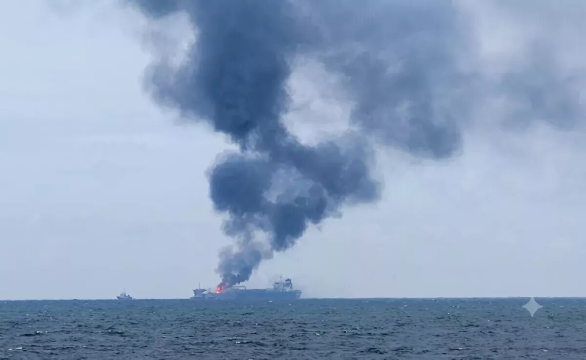 Iran Army: Oil tanker hit mines, caught fire attempting unauthorized crossing of Strait of Hormuz