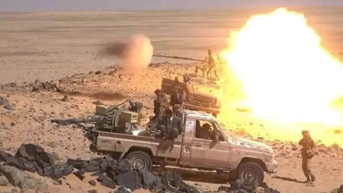 القوات اليمنية تتصدى لتحشيدات سعودية وتستهدف طائرتي نقل عسكريتين