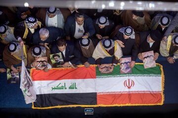 عکس خبری | دیدار شیوخ عشایر عراق با «آقای شهید ایران»