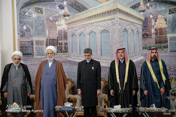 استقبال از شیوخ عشایر عراق در فرودگاه شهید هاشمی‌نژاد مشهد