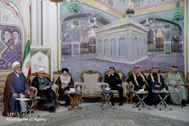 استقبال از شیوخ عشایر عراق در فرودگاه شهید هاشمی‌نژاد مشهد