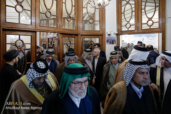 استقبال از شیوخ عشایر عراق در فرودگاه شهید هاشمی‌نژاد مشهد