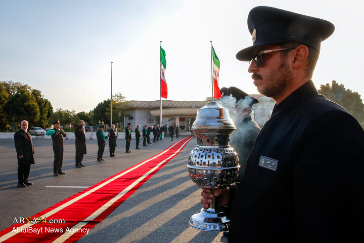 استقبال از شیوخ عشایر عراق در فرودگاه شهید هاشمی‌نژاد مشهد