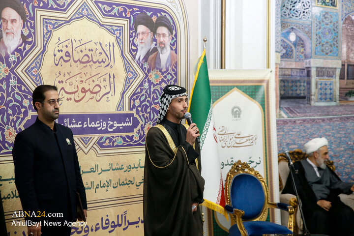 استقبال از شیوخ عشایر عراق در فرودگاه شهید هاشمی‌نژاد مشهد