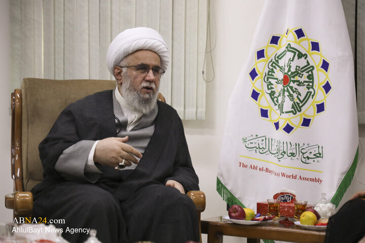 دیدار آیت الله معتوق با دبیر کل مجمع جهانی اهل بیت(ع)