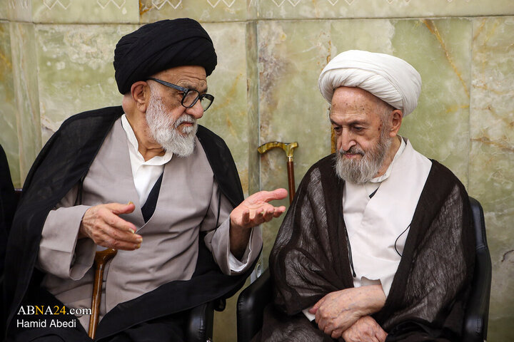 مراسم چهلمین روز ارتحال آیت‌الله شبیری زنجانی