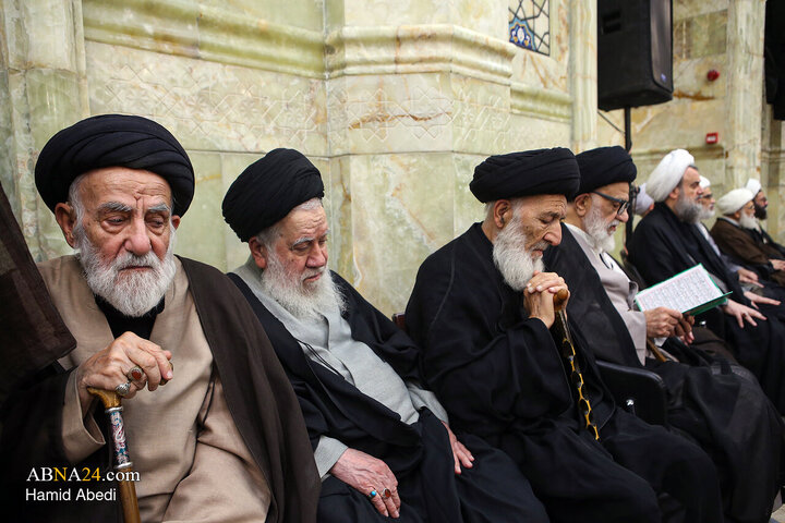 مراسم چهلمین روز ارتحال آیت‌الله شبیری زنجانی