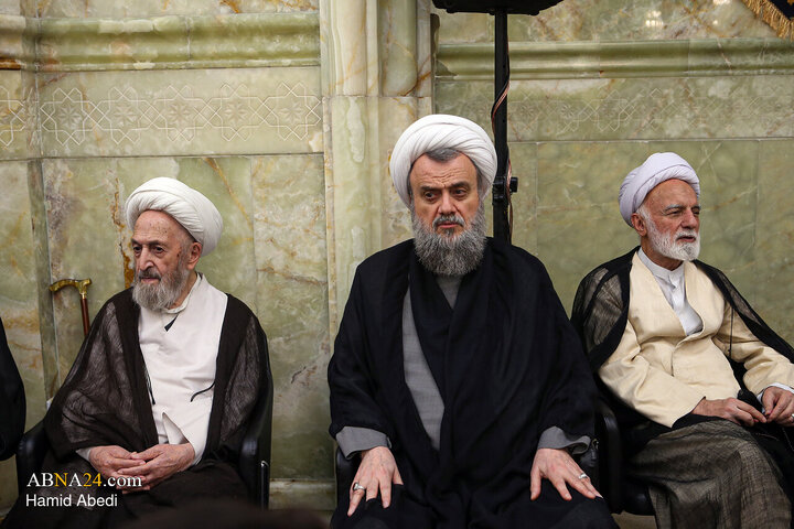 مراسم چهلمین روز ارتحال آیت‌الله شبیری زنجانی