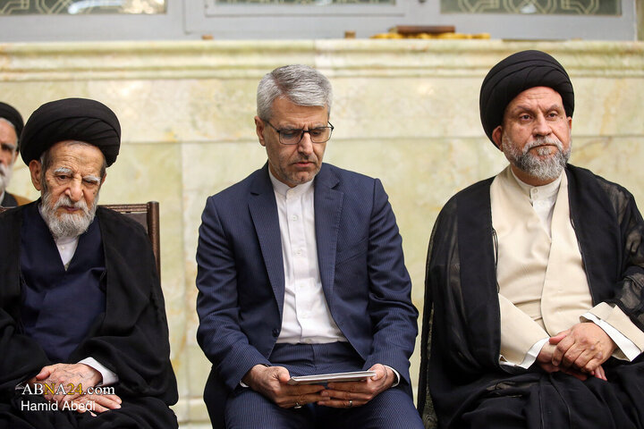 مراسم چهلمین روز ارتحال آیت‌الله شبیری زنجانی
