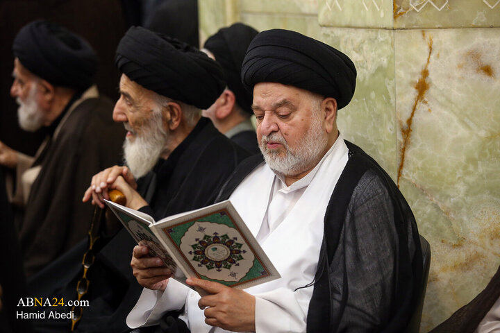 مراسم چهلمین روز ارتحال آیت‌الله شبیری زنجانی