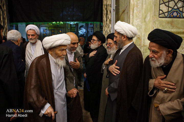مراسم چهلمین روز ارتحال آیت‌الله شبیری زنجانی