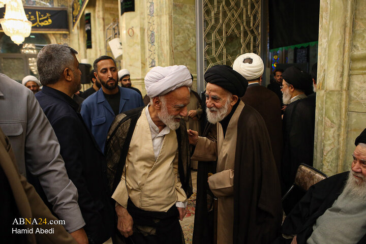 مراسم چهلمین روز ارتحال آیت‌الله شبیری زنجانی