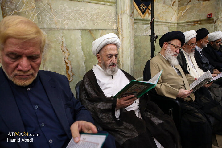 مراسم چهلمین روز ارتحال آیت‌الله شبیری زنجانی