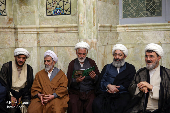 مراسم چهلمین روز ارتحال آیت‌الله شبیری زنجانی