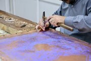 تقرير مصور/  صناعة باب المحسن (عليه السلام) الذهبي في العتبة العباسية المقدسة
