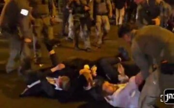 Video| Sagupaan ng pulisya at mga Haredi