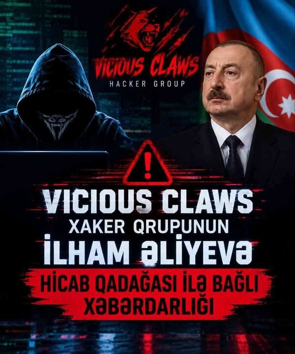 "Vicious Claws" хакер групу: Әлијев режиминә СОН ХӘБӘРДАРЛЫГ!