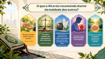 O que o Alcorão recomenda diante das atitudes ruins dos outros?