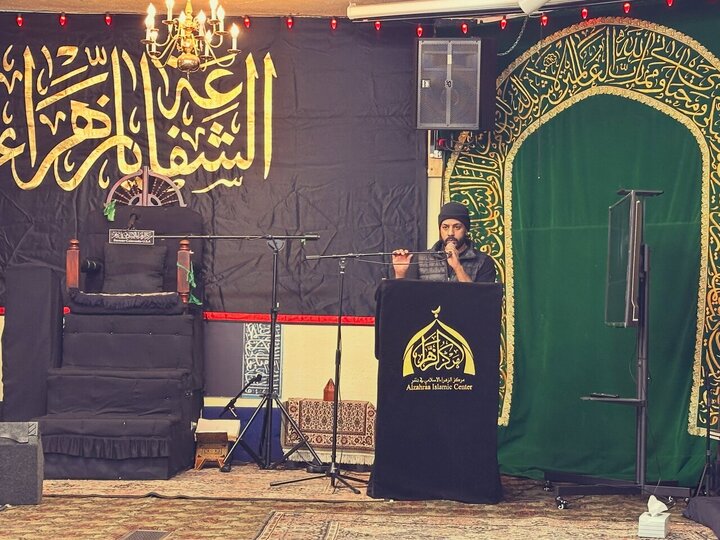 تقرير مصور/ مجلس عزاء باستشهاد السيدة فاطمة في مركز الزهراء الإسلامي بمدينة دنفر الامريكية