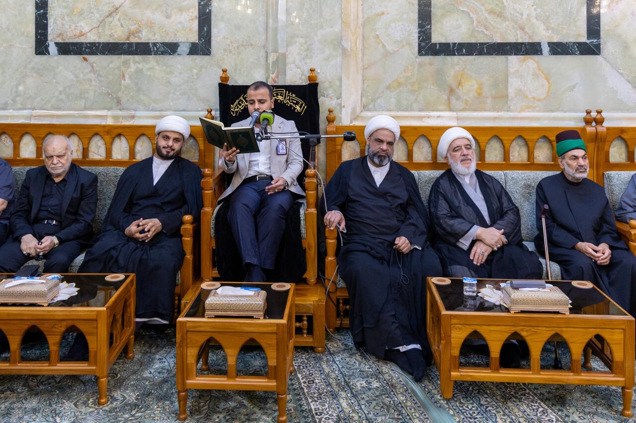 Al-Abbas Shrine holds mourning gathering to commemorate the Ahl al-Bayt (+Photos)