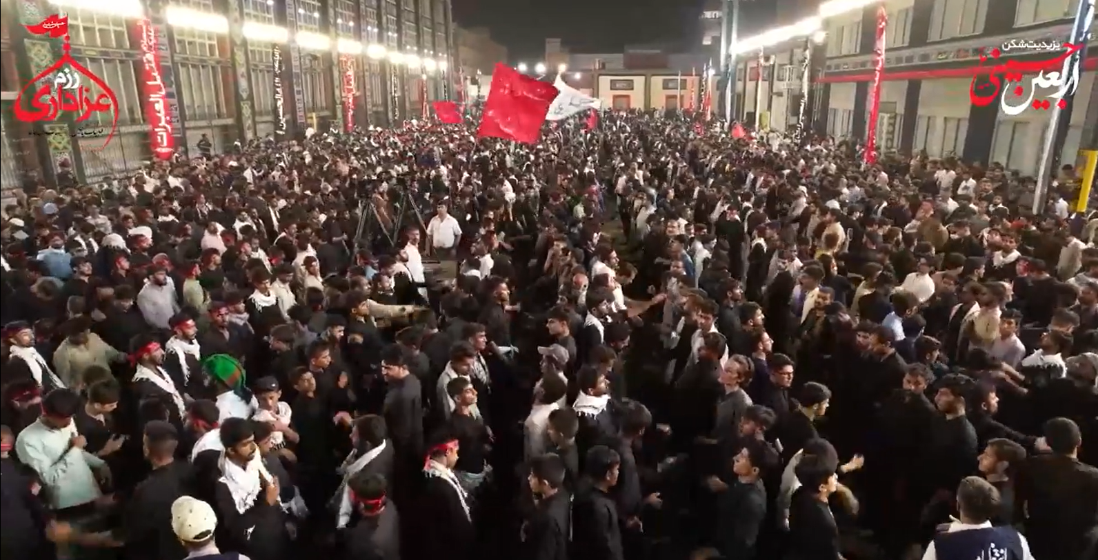 فيديو / مجلس عزاء بذكرى أربعينية الإمام الحسين (ع) باللغة الباكستانية في مدينة لاهور