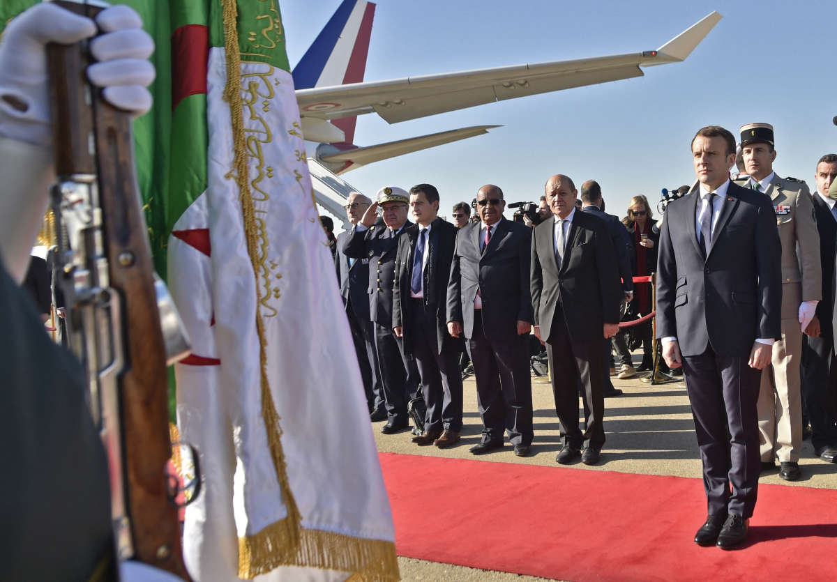 Macron Na Ziyarar Farfado Da Alaka Da Kasar Aljeriya