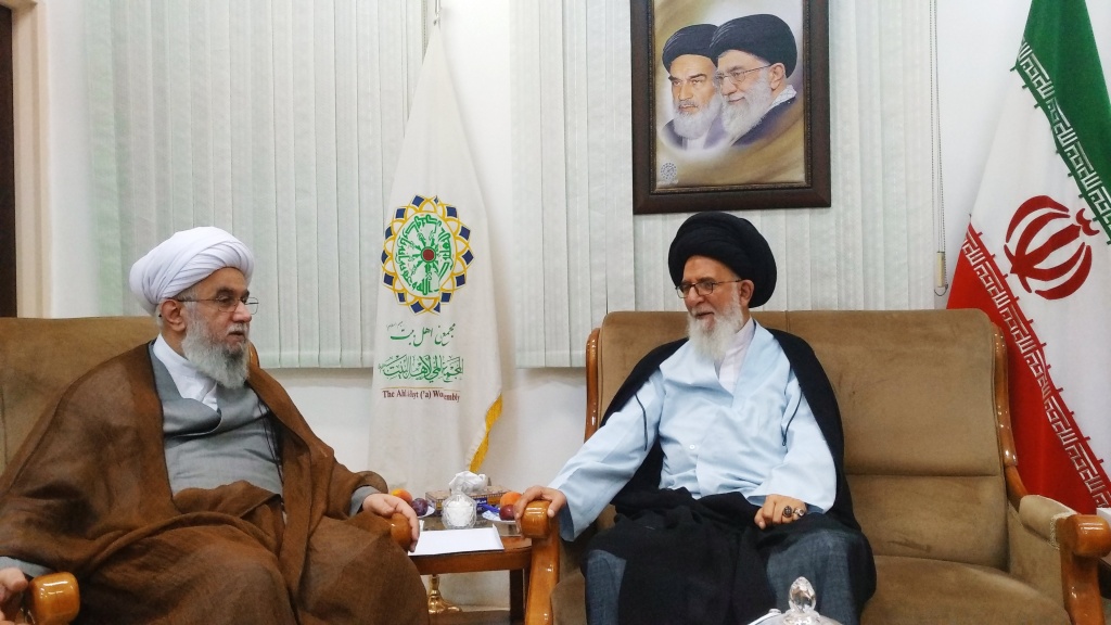 آیت الله "سید محسن حجت کابلی" از علمای افغانستان با دبیرکل مجمع جهانی اهل بیت(ع) دیدار کرد