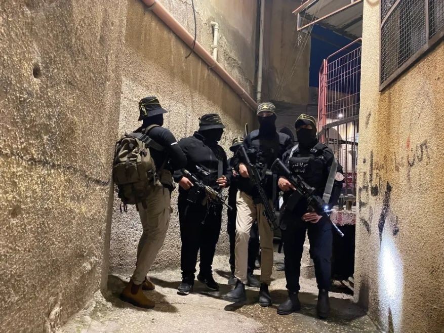 سرايا القدس - كتيبة نابلس تستهدف قوات صهيونية خاصة في شارع الاتحاد بنابلس