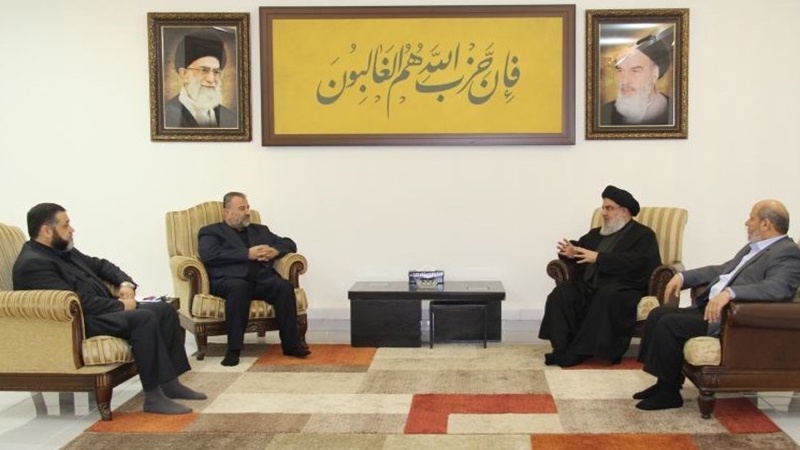 Hamas heyeti Beyrut'ta Hasan Nasrullah ile görüştü