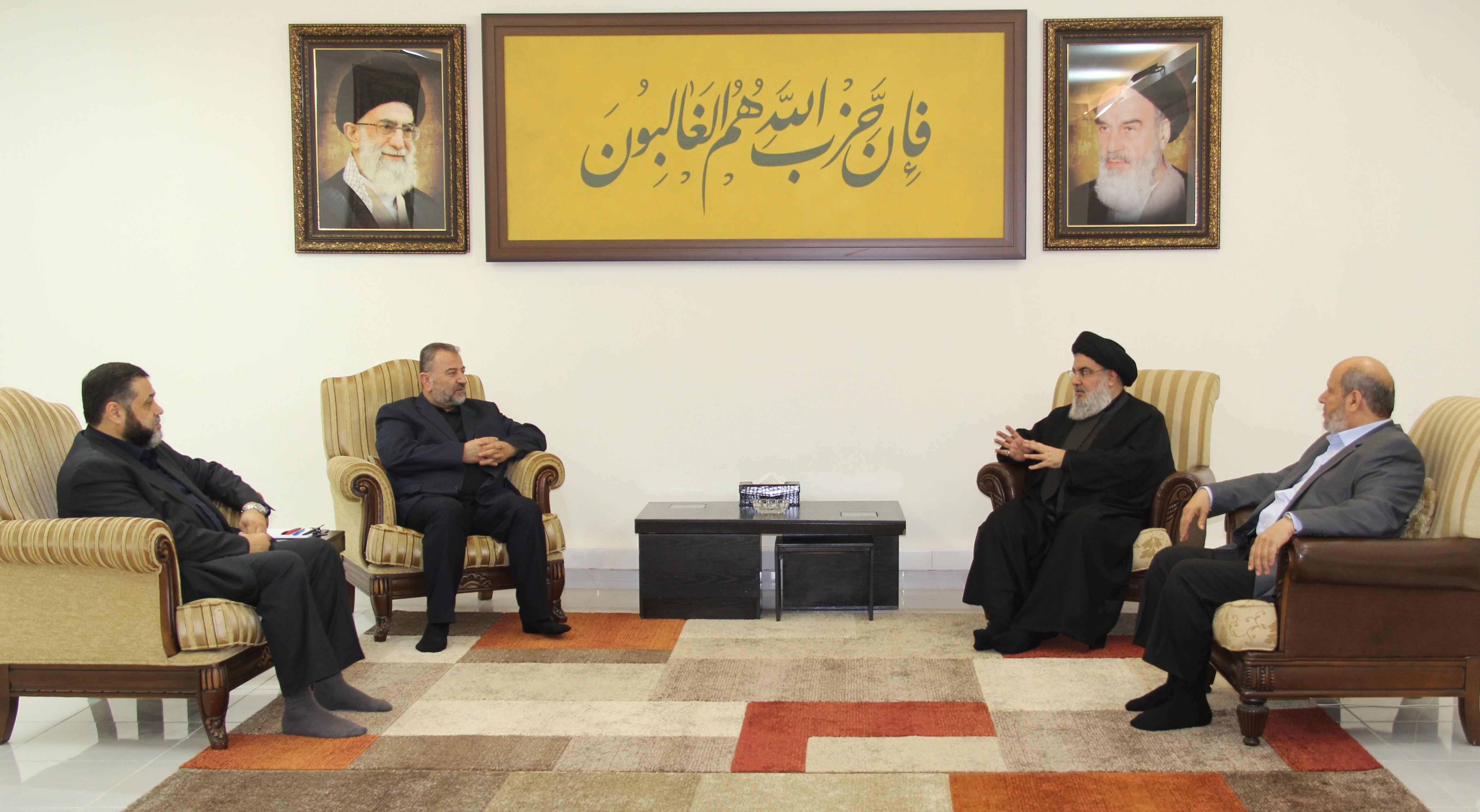  Sayyed Nasrallah discusses latest developments in Lebanon, Palestine with Hamas delegation