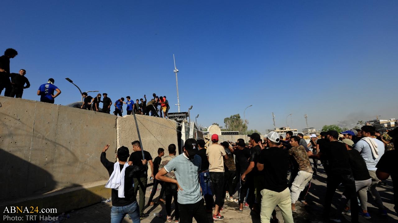 تقرير مصور / مشاهد عن تظاهرات الصدريين في العاصمة العراقية "بغداد"