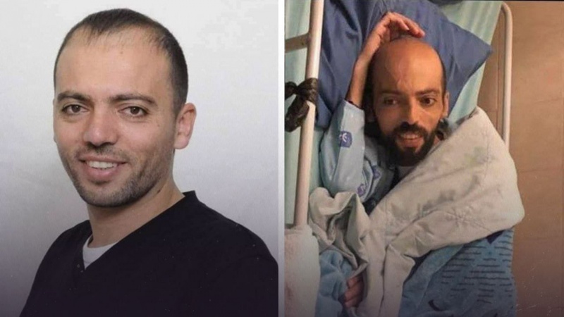 Demonstration in New York für Freilassung des palästinensischen Hungerstreikenden Khalil Awawdeh