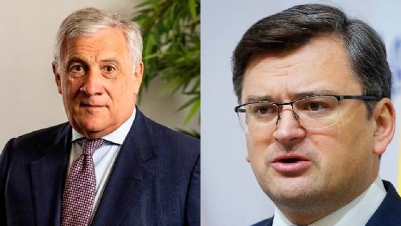 Ucraina,Tajani a Kuleba: 'Di tutto per aiutarvi'