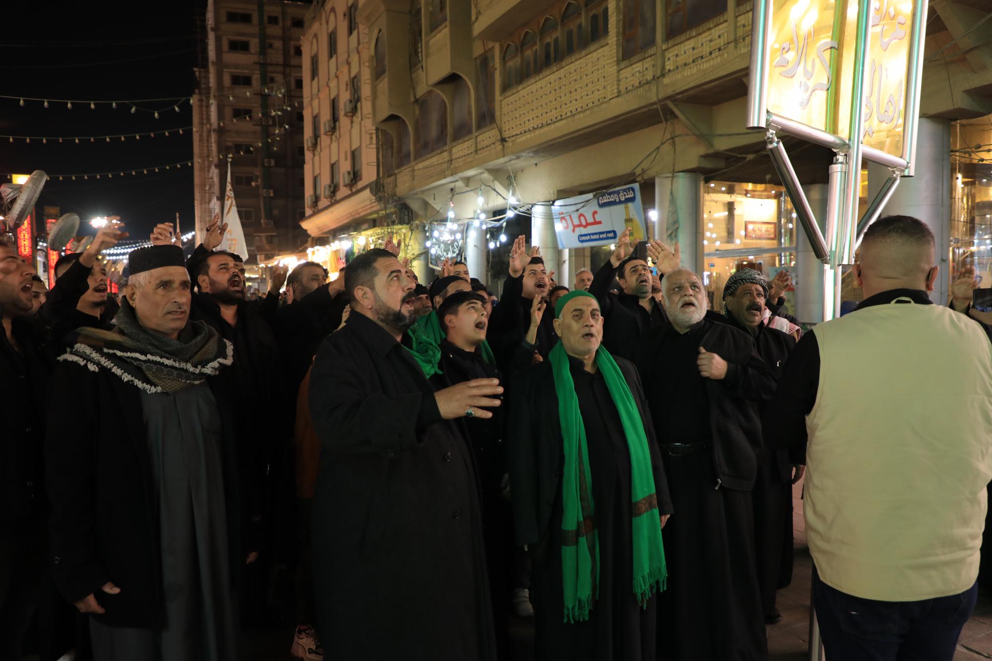 Karbala people organize a condolence procession on martyrdom of Immaculate Lady Fatima