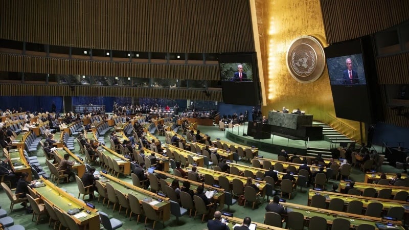 Die Generalversammlung der Vereinten Nationen hebt Selbstbestimmungsrecht der Palästinenser hervor