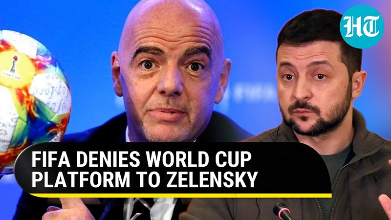 FIFA yakataa ombi la Rais wa Ukraine la kutangazwa ujumbe wake kabla ya mechi ya fainali