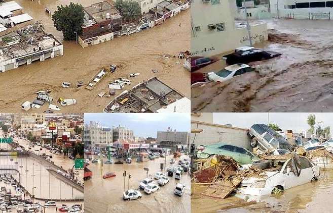 مغردون سعوديون: لن ننسى الدمار الذي يحل بالمدن كل مره بفعل السيول