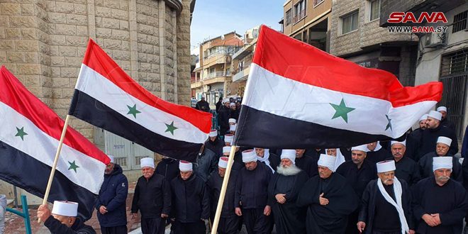 Unity with Palestinians continuous till defeating Israeli occupation: Syrian people