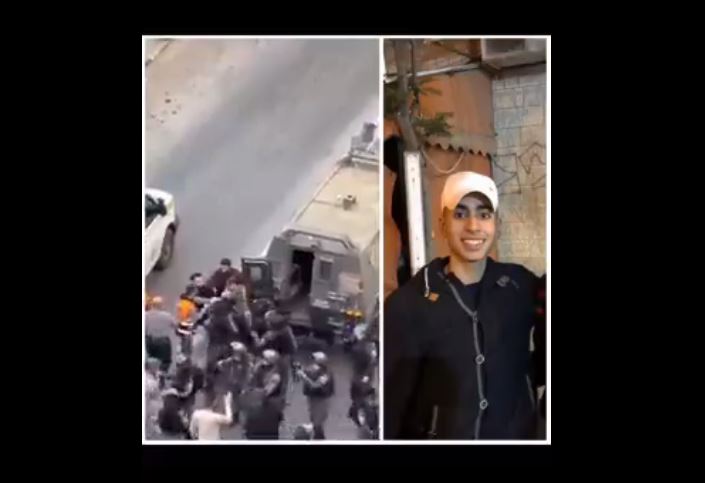 Video: Israeli regime assaulted a Palestinian family trying to prevent detaining their son