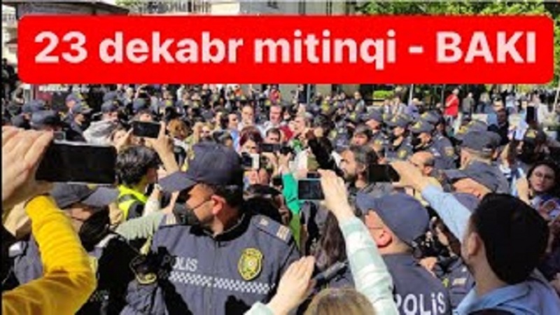 Полис гүввәләри онларла аксија иштиракчыларыны сахлады