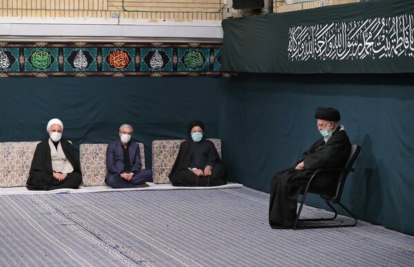 إقامة مراسم عزاء استشهاد السيدة فاطمة الزهراء(س) بحضور قائد الثورة