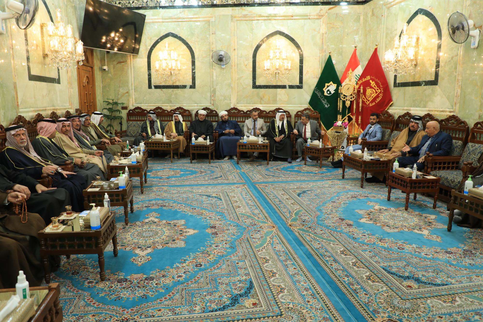 Al-Abbas holy shrine receives a delegation from Sunni Waqf directorate